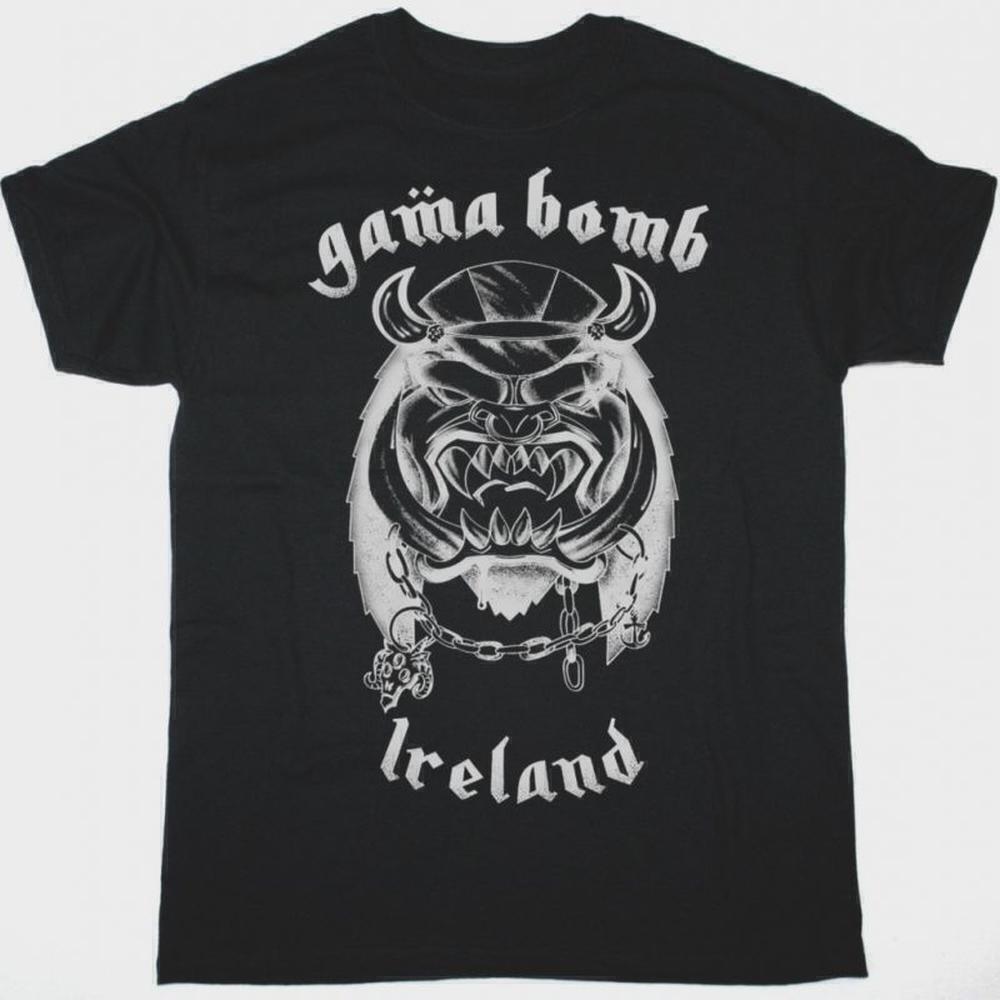 Gama Bomb Snowy Warpig Thrash Metal Crossover Art Black T-Shirt